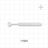 Mini Sampling Spoon, 25/Pack - 0.1 gram, 0.0034 oz., 0.1 ml; 2.8 inch (72 mm) - 11624