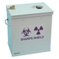Mirion Technologies Inc. -Sharps Shield 9.19x15-1/4x13.31" Steel/Lead For 039-387 Containers Non-Sterile Reusable Each 039-326