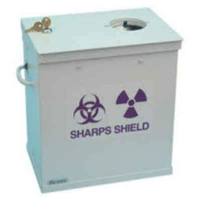 Mirion Technologies Inc. -Sharps Shield 9.19x15-1/4x13.31" Steel/Lead For 039-387 Containers Non-Sterile Reusable Each 039-326