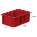 Marketlab Divider Box 16.5Wx11Wx 6.125H Red Ea Each - 2060-RD