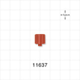 Male Luer Cap, Vented, Red -  - 11637