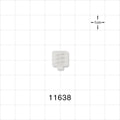 Male Luer Cap, Vented, Natural -  - 11638