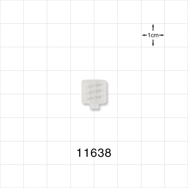 Male Luer Cap, Vented, Natural -  - 11638
