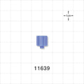 Male Luer Cap, Vented, Blue -  - 11639