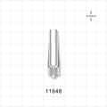 Male Luer Lock, Tubing Port, Clear - 0.264 inch - 0.425 inch OD (6.71 mm - 10.8 mm) - 11648