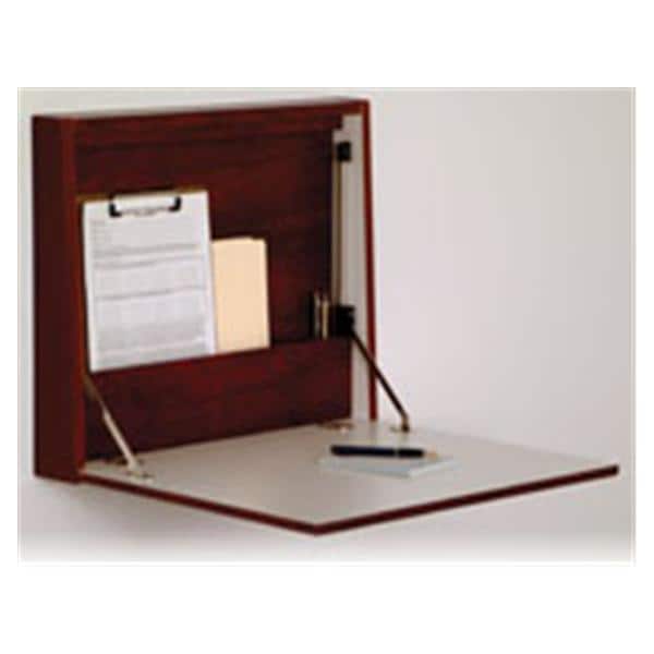 Wooden Mallet Desk Wall Fold Up 21x4x17 Mahogany Each - WD17-21MH