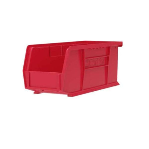 Akro-Mils Bin Stack 10-7/8x4-1/8x4" Red 12/Ca 12/Case - 30224RED