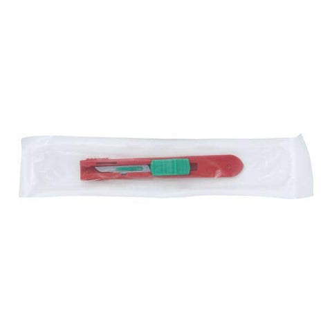Deroyal Industries Inc Disposable Safety Scalpel #15 Steel Sterile - D4515