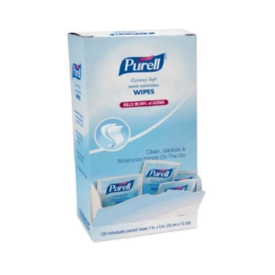 Gojo Industries Inc -Purell Sanitizing Wipes 120 / Box 62% Ethyl Alcohol 12Bx/Case 9027-12