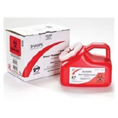 Sharps Compliance Inc -Replacement Mailer Box 2gal Red 6.75x8.875x10.875" Cardboard Non-Sterile Disposable Each 120001