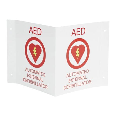 Zoll Medical Signs AED Wall 8.5x11 2 Parts Ea Each - 8000-0825