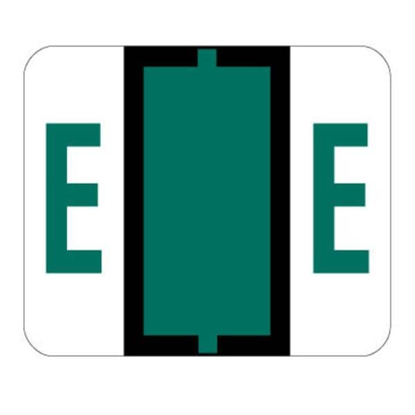 S&W Manufacturing a Smead Co Labels Barcode "E" Dark Green 500/Rl 1/Rl - 67075