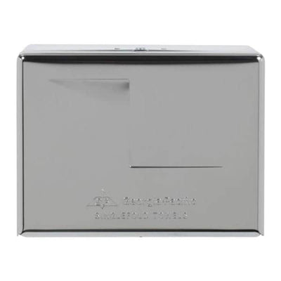 Georgia Pacific -Georgia Pacific Single Fold Towel Dispenser Chrome Steel 500 Singlefold Wall Mount Covered Key-Lock Design 6/Case 56720