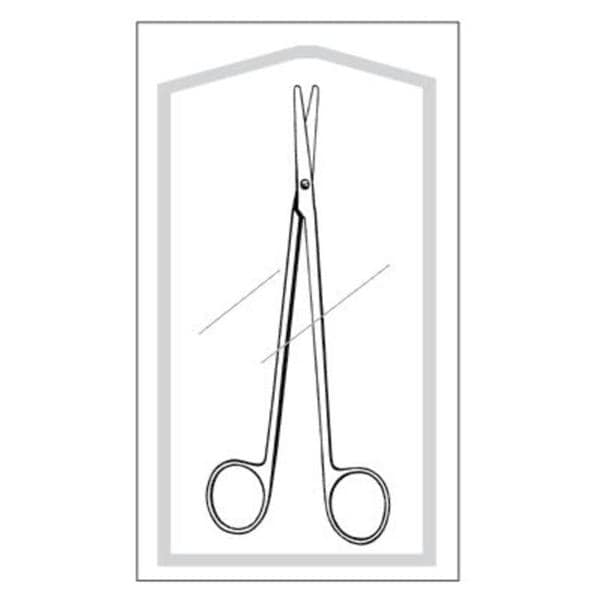 Sklar Instruments -Econo Metzenbaum-Lahey Dissecting Scissors Straight 5-1/2" Stainless Steel Sterile Disposable 25/Box 96-2517