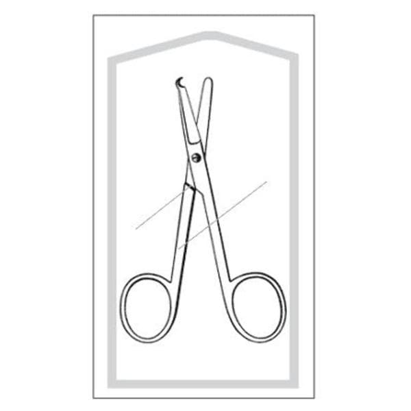 Sklar Instruments -Econo Spencer Stitch Scissors Straight 4-1/2" Stainless Steel Sterile Disposable 25/Box 96-2598