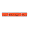 Precision Dynamics Corp. Communication Label Paper High Alert Fluorescent Red MdVsn 1-7/16x3/8" 666/Rl - MV02FR6981