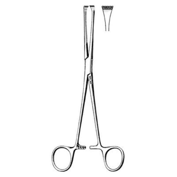 Sklar Instruments -Thomas-Allis Tissue Forcep Straight 8" Stainless Steel Each 36-2380