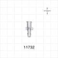Female Luer Lock, Barbed, Clear - Fits 1/8 inch ID Tubing (0.125 inch, 3.18 mm) - 11732