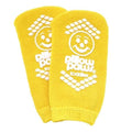 Principle Business Ent. -Pillow Paws Patient Slippers 100% Polyester Toddler Unisex Yellow 27x14x16cm 4-7 Reusable 48Pr/Case 1093