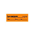 Precision Dynamics Corp. Label Lorazepan 1.5x0.5" Orange 500/Rl 500/Rl - AN-26