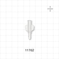 Female Luer Lock, Barbed, Clear - Fits 1/8 inch ID Tubing (0.125 inch, 3.18 mm) - 11762