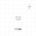 Push-On Male Luer Cap, Vented, Natural -  - 11768