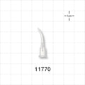 Fine Curved Dispensing Tip, Female Luer Lock, Natural -  - 11770