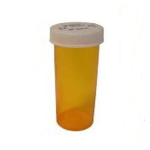 Clarke Container Division Medicine Vial Plastic 13 Dram Blue Reusable Non-Sterile 320/Case - 22013