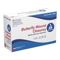 Dynarex Corporation -Butterfly Wound Closure Plastic .38x1.81" White Sterile 2400/Case 3615