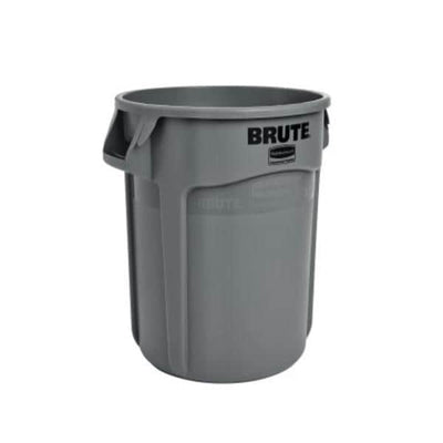 Newell Brands Dist. LLC Can Trash Brute Resin Integrated Cinches Vented/Rounded Handles 6/Case - FG262000GRAY