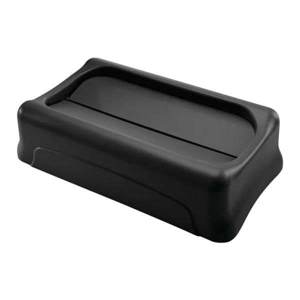 Newell Brands Dist. LLC Lid Can Resin Heavy-Duty 2-1/2x11-4/10x5" Rectangle Swing Lid Self-Closing 4/Case - FG267360BLA