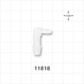 Elbow Connector, Barbed, Natural - Fits 1/4 inch ID x 1/8 inch ID Tubing (0.25 inch x 0.125 inch, 6.35 mm x 3.18 mm) - 11818