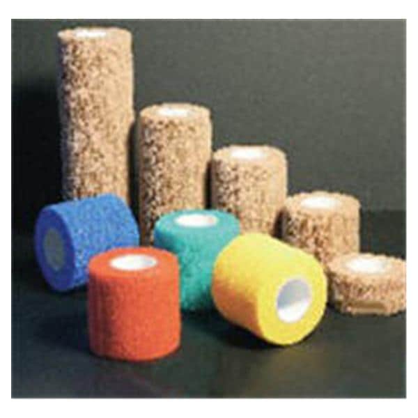 National Distribution & Contra -E-ban Compression Bandage Elastic Thermal 1"x5yd Beige Non-Sterile 72/Case E-BAN-01LF