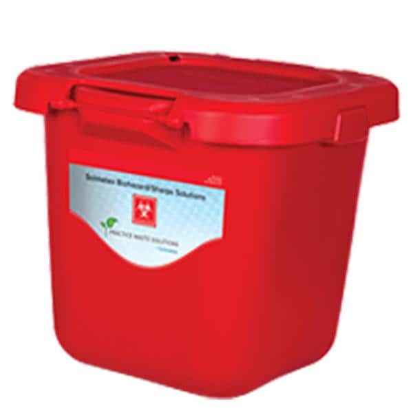 Solmetex -Practice Waste Solutions Biohazard & Sharps Container Disposal Each PWS-BH-20