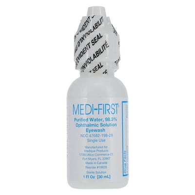 Medique Products Medi-First Eye Wash 98.3% 1oz/Bottle - 19828