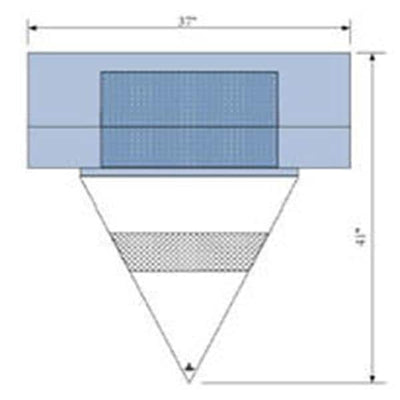 C-Core Medical, Inc 37x41" Sterile Surgical Drape Non-Fenestrated - 19141