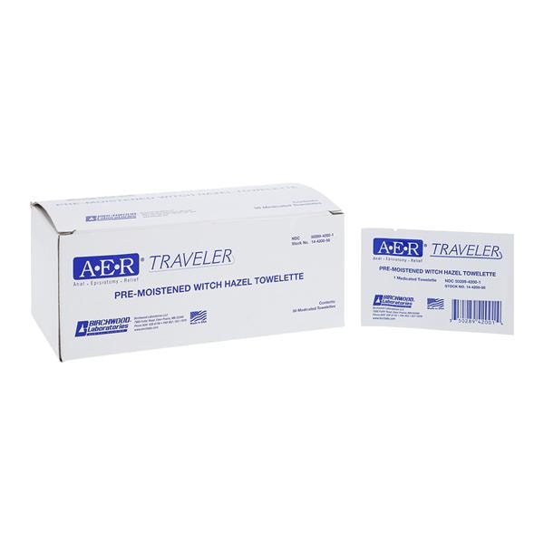 Birchwood Labs, Inc. A.E.R. Traveler Towelette 600/Case - 14-4200-50