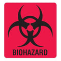 Marketlab Label Biohazard Vinyl Adh 6x6" Ea Each - 1019