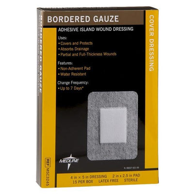 Medline Industries Inc  Caring Cotton Gauze Sponge 4x5" 12 Ply Sterile LF - MSC3245