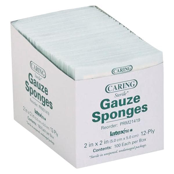 Medline Industries Inc Opsite Post-Op Visible Foam Gauze Sponge 2x2" 12 Ply Sterile Woven LF - PRM21419
