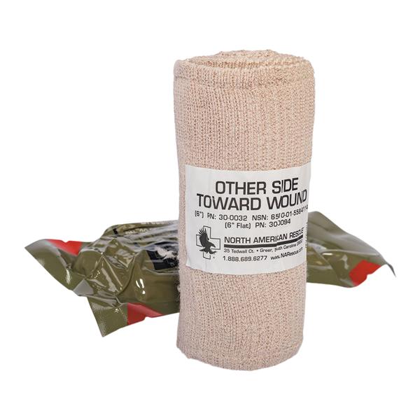 North American Rescue LLC NAR Elastic Emergency Trauma Dressing 70x6" Sterile Maxi Large LF  - 30-0032