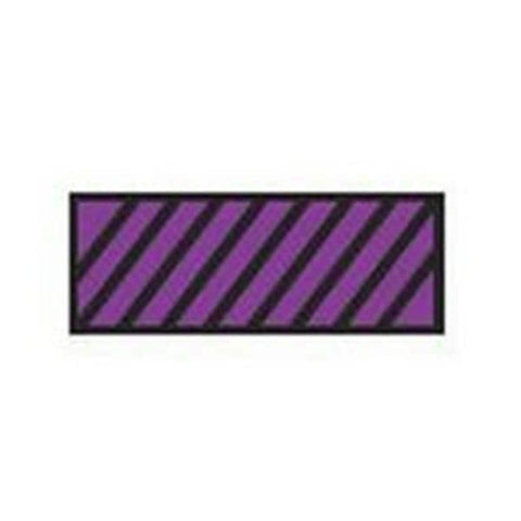 Aspen Surgical  ColorTrack Instrument ID Tape Purple/Black Diagonal Stripe 8-1/2x11" Disp Ea - 159001EEA