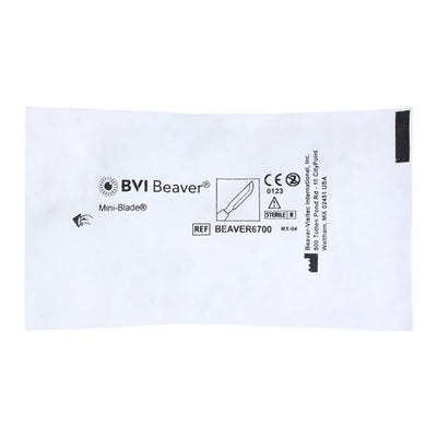 Beaver-Visitec Blade Surgical Beaver 6700 Mini Stainless Steel Sterile Disposable 20/Bx - BEAVER6700