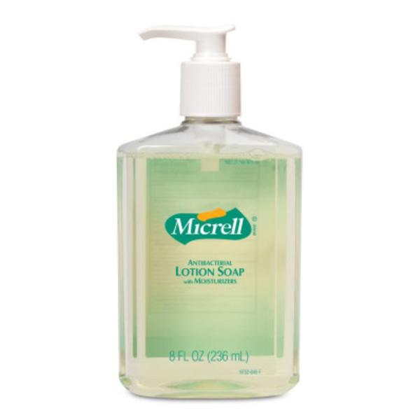 Gojo Industries Inc -Micrell Lotion Soap 8 oz 0.3% Chloroxylenol 12/Case 9752-12