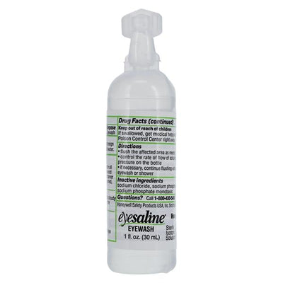 Honeywell Safety Products USA Eyesaline/Personal Eye Wash Bottle Eye Wash Solution 1oz Squeeze Bottle Each - 3PVT3