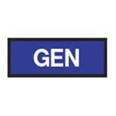 Aspen Surgical  Instrument ID Tape White GEN/Royal Blue 8-1/2x11" Disposable Ea - 158092EEA