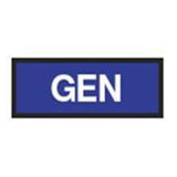 Aspen Surgical  Instrument ID Tape White GEN/Royal Blue 8-1/2x11" Disposable Ea - 158092EEA