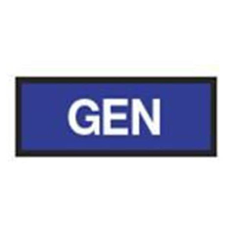 Aspen Surgical  Instrument ID Tape White GEN/Royal Blue 8-1/2x11" Disposable Ea - 158092EEA