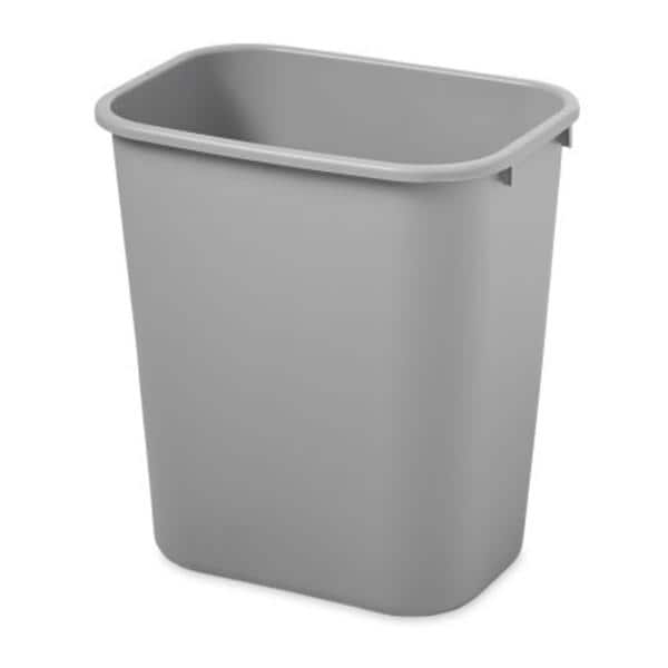 Newell Brands Dist. LLC Can Trash Resin/Smooth Finish Medium No Lid 12/Package - FG295600GRAY