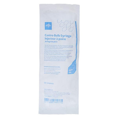 Medline Industries Inc -Polymer Irrigation Bulb Syringe 60cc Light Blue DYND20125